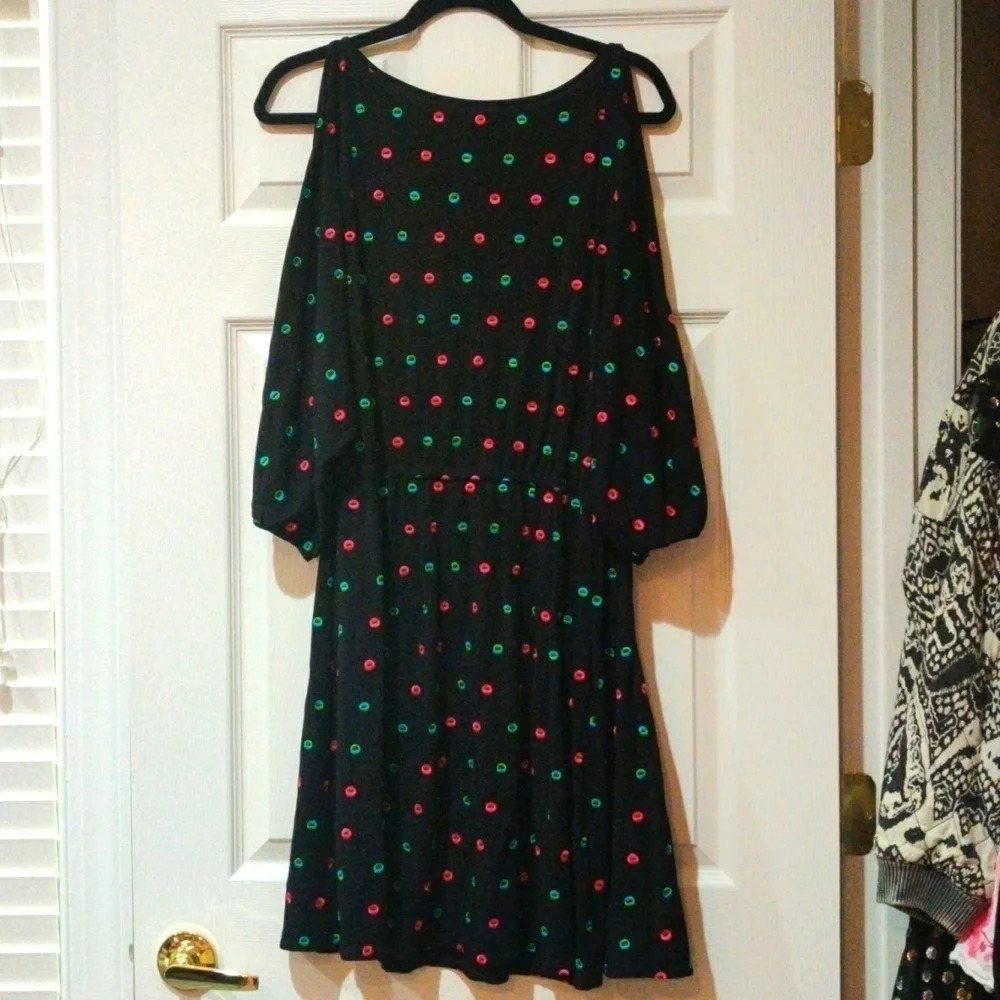 Marc Jacobs cold shoulder skater dress